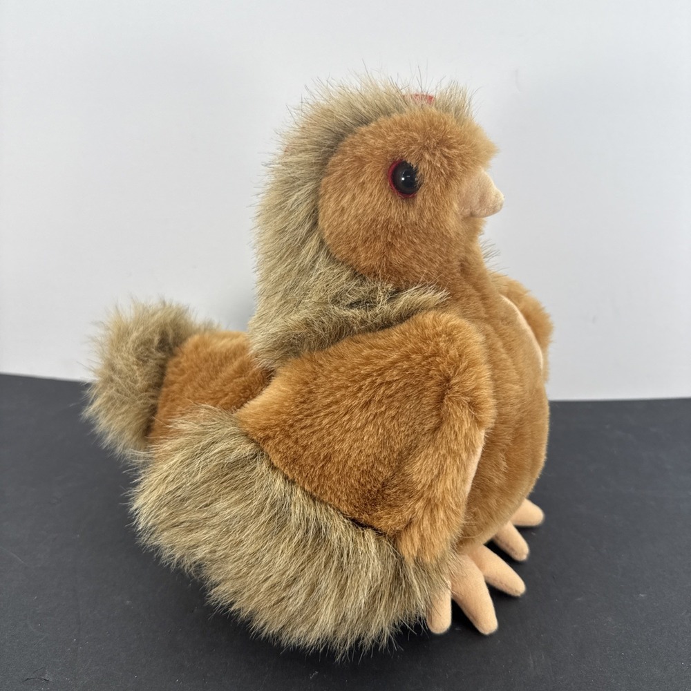 Mary Meyer Hen Chicken Plush Soft Fuzzy Stuffed Animal Toy Hen Soft RARE